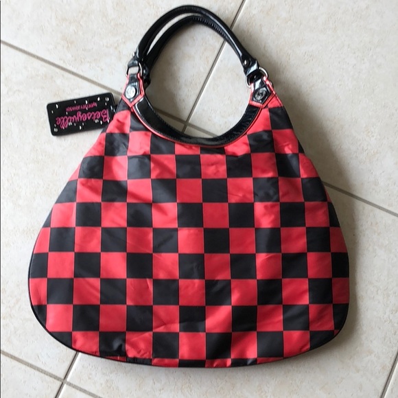 Betsey Johnson "BETSEYVILLE" Purse NY Taxi Chic - Picture 2 of 5